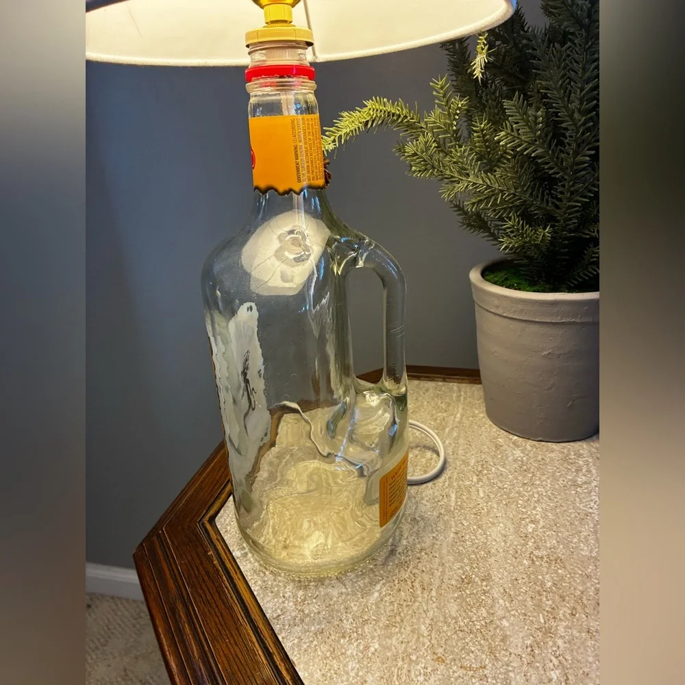 Fireball Cinnamon Whiskey Liquor Glass Bottle Lamp